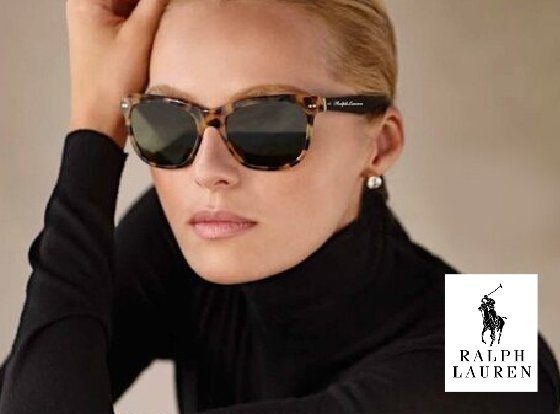 Woman wearing Ralph Lauren sunglasses